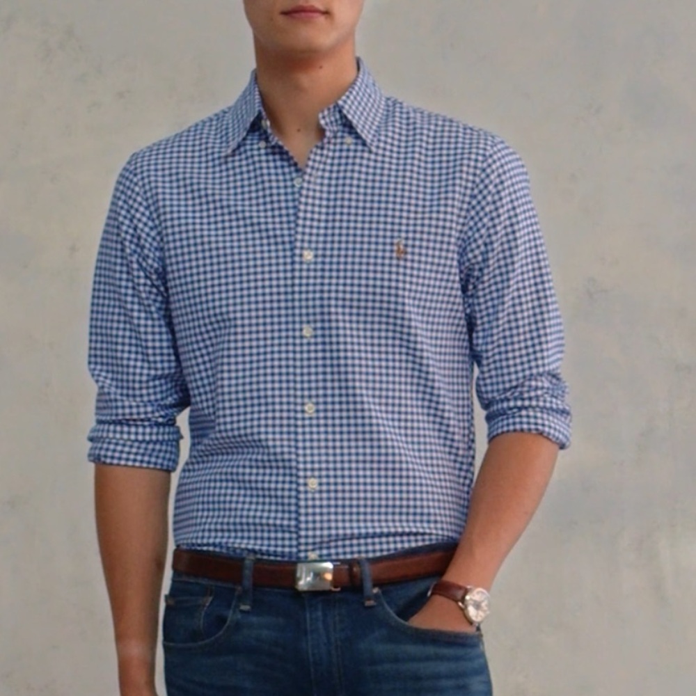 Ralph Lauren Gingham Oxford Classic Fit Shirt